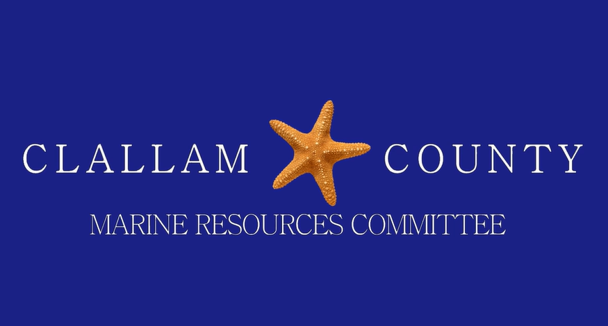 Title screen for 2020 intern video reading "Clallam County Marine Resources Committee"